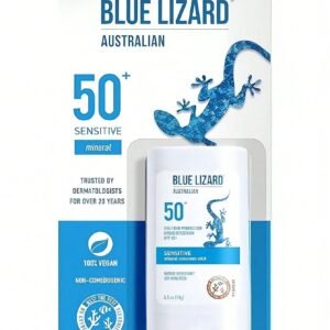 BLUE LIZARD Moisturizing Stick, Brighten skin, Easy to Apply, Create a More Even-Looking Skin Tone, Fragrance Free, 0.5 Oz