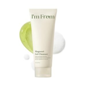 I'm from Mugwort Gel Cleanser 150ml, Mugwort 60%, Calming, Soothing, Mild low pH Korean Face Wash for Sensitive Skin
