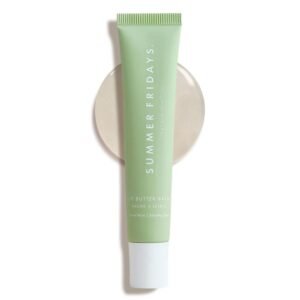 Summer Fridays Tinted Lip Butter Balm - Conditioning Vegan Lip Balm for Instant Moisture, Shine & Hydration - Sheer-Tinted, Soothing Skincare - Sweet Mint (0.5 Oz)