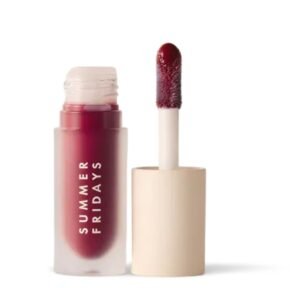 Summer Fridays Dream Lip Oil - Hydrating Tinted Lip Gloss Oil - Non-Sticky Formula with Skincare Benefits for Long-Lasting Softness + Shine - Effortless Beauty Gifts - Midnight Berry (0.15 Oz)
