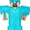 Minecraft Stretchy Characters, Steve with Diamond Armor & Sword