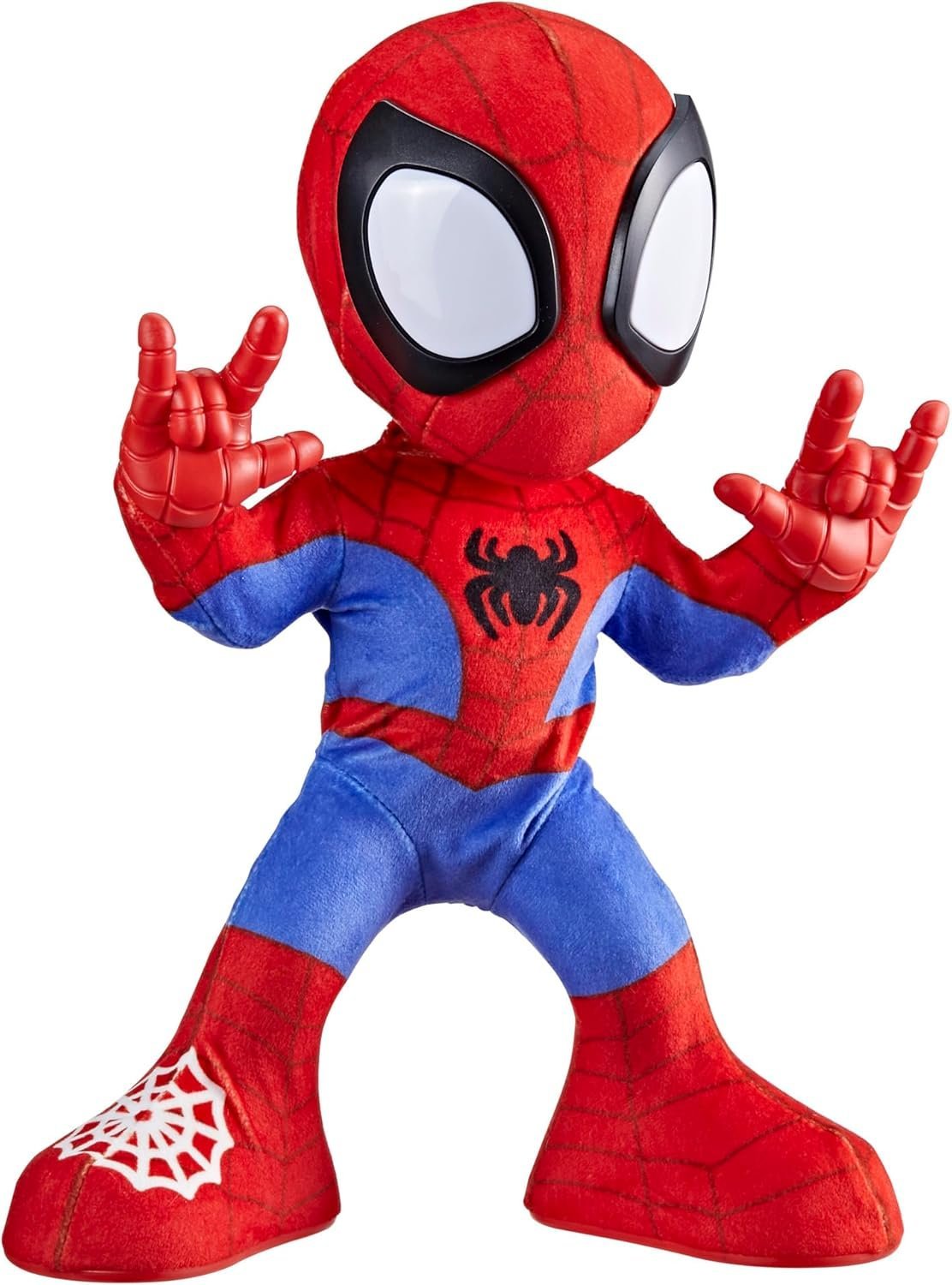 Spider-Man Interactive Plush Toy with 20 Phrases & Sounds, 2 Songs, Super Hero Toys for Kids 3 & Up