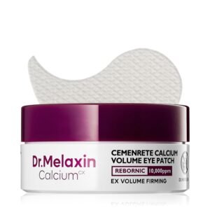 Dr.Melaxin Calcium Volume Eye Patches – Firming Hydrogel Under Eye Masks for Puffiness & Fine Lines, Deep Hydration, 60 Count