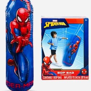 Spider-Man Kids Inflatable Punching Bop Bag Exercise Toy