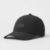 Alo Performance Off-Duty Cap – Black/Black