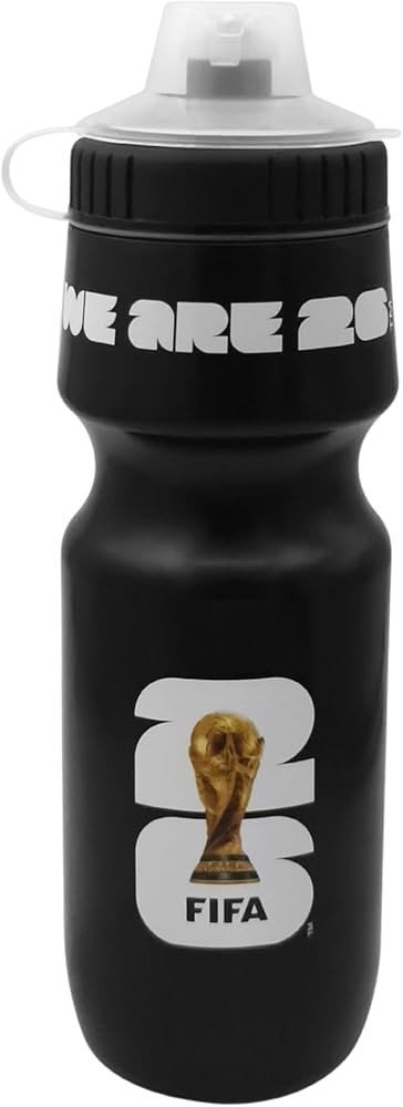FIFA World Cup 26™ Official Water Bottle 24oz – Black