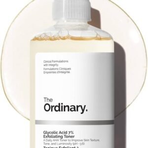The Ordinary Glycolic Acid 7% Exfoliating Toner – Daily AHA Toner to Improve Skin Texture, 8.1 fl oz