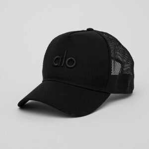 Alo District Trucker Hat – Black