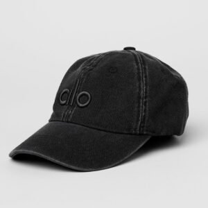 Alo Washed Off-Duty Cap – Vintage Black