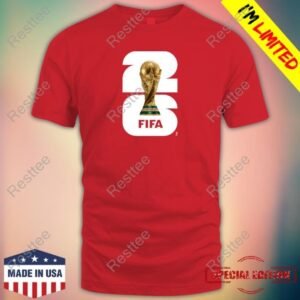 FIFA World Cup 26™ Official Beanie Hat – Red/White