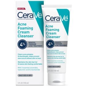 CeraVe Acne Foaming Cream Cleanser