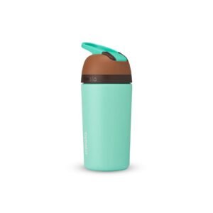 Owala Kids Flip Insulated Stainless Steel Water Bottle, 14oz – Teal/Orange