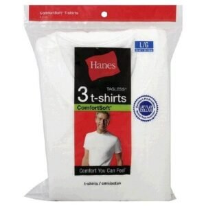 Hanes Men's ComfortSoft T-Shirt 6-Pack White