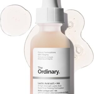 The Ordinary Lactic Acid 10% + HA – High-Strength Lactic Acid Superficial Peeling Formulation, 1 fl oz